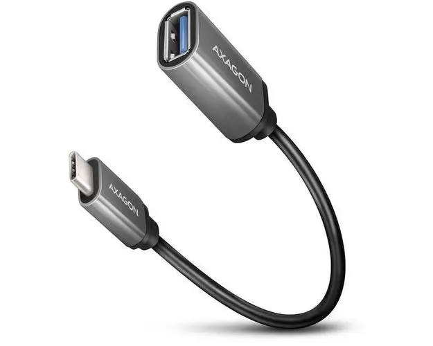 Adaptor AXAGON RUCM-AFAC, 1x USB C la 1x USB (Gri)