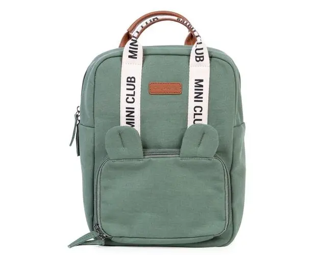 Rucsac pentru copii Childhome Mini Club Signature (Verde)