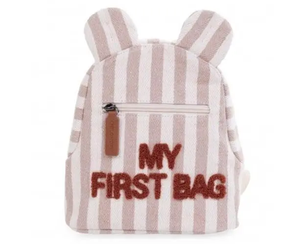 Rucsac pentru copii Childhome My First Bag Nude (Alb)
