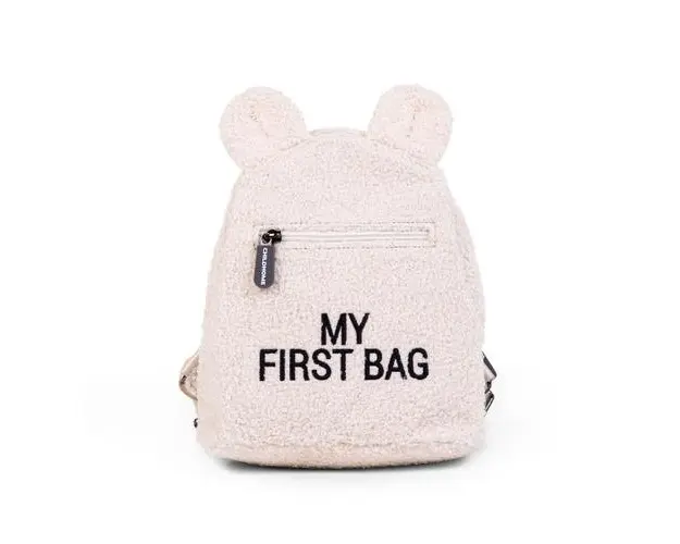 Rucsac pentru copii Childhome My First Bag Teddy Ecru