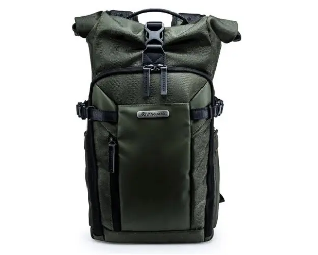 Rucsac foto Vanguard VEO SELECT 43RB pentru camere DSLR/Mirrorless si accesorii, husa de ploaie (Verde)