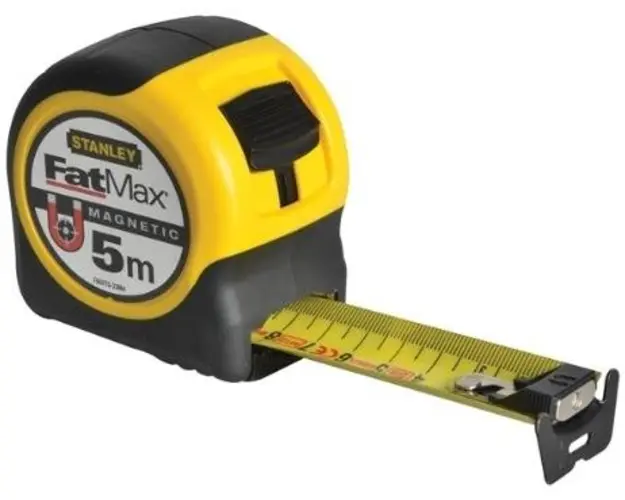 Ruleta Stanley FatMax cu cap magnetic, 5m