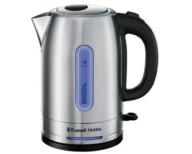 Fierbator de apa Russell Hobbs Quiet Boil 26300-70, 2400 W, 1.7 l, Filtru (Argintiu)