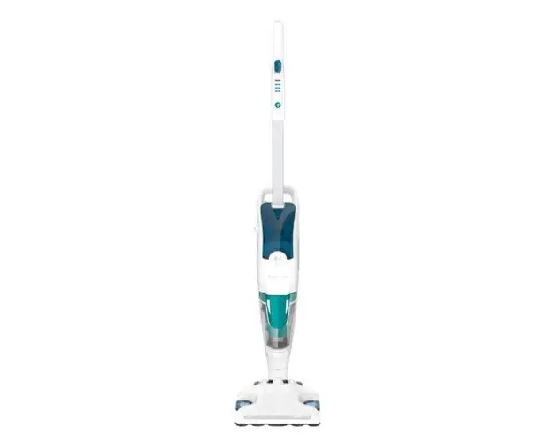 Aparat de curatat cu abur Rowenta RY7757WH, 1500 W, Autonomie 30 min, Praf 0.3 L, Apa 0.47 L (Alb/Albastru)