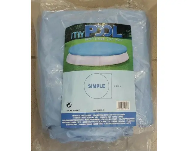 Prelata cu snur myPool 42867 pentru piscine cu inel gonflabil cu diametrul de 366cm 