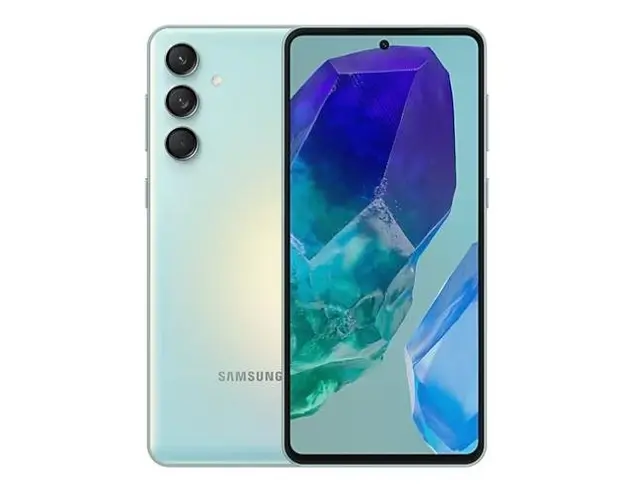 Telefon mobil Samsung Galaxy M55, Procesor Qualcomm SM7450-AB Snapdragon 7 Gen 1, Super AMOLED+ Capacitiv touchscreen 6.7inch, 8GB RAM, 128GB Flash, Camera Tripla 50+8+2MP, 5G, Wi-Fi, Dual SIM, Android (Verde)