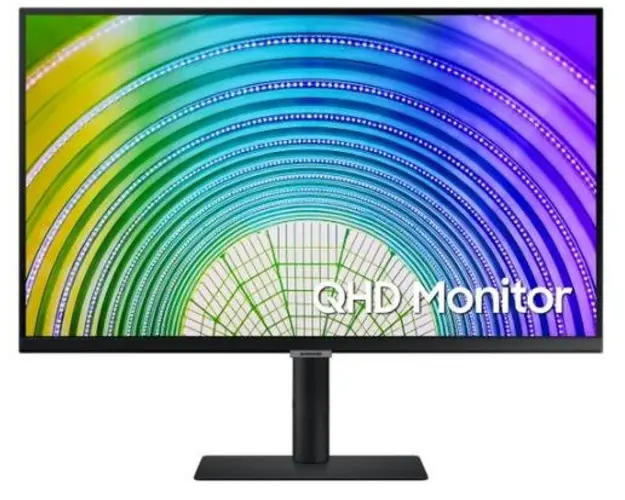 Monitor IPS LED Samsung 27inch LS27A60PUUUXEN, QHD (2560 x 1440), HDMI, DisplayPort, AMD FreeSync, Pivot (Negru)
