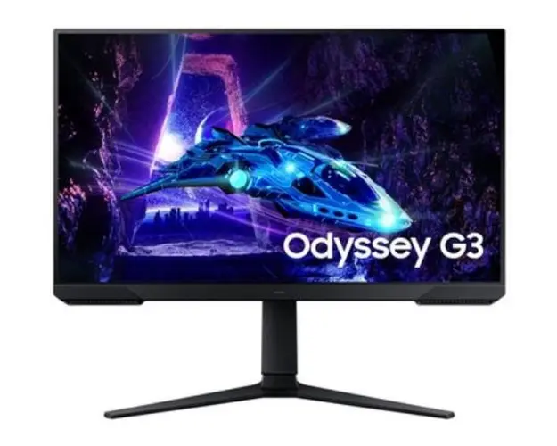 Monitor Gaming VA LED Samsung 27inch LS27DG302EUXEN, Full HD (1920 x 1080), HDMI, DisplayPort, Pivot, 180 Hz, 1 ms (Negru)
