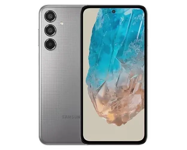 Telefon Mobil Samsung Galaxy M35, Procesor Exynos 1380 Octa-Core, Super AMOLED touchscreen 6.6inch, 6GB RAM, 128GB Flash, Camera Tripla 50+8+5MP, Wi-Fi, 5G, Dual Sim, Android (Gri)