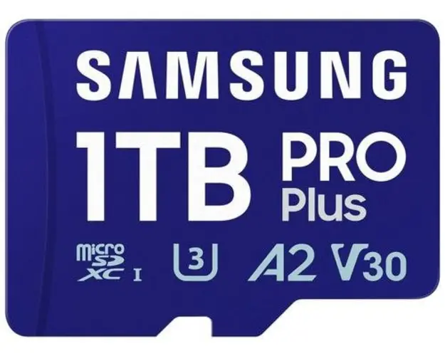 Card de memorie Samsung Pro PLUS MB-MD1T0SA/EU, 1TB, microSDXC, UHS-I U3, A2, V30, Adaptor SD Inclus