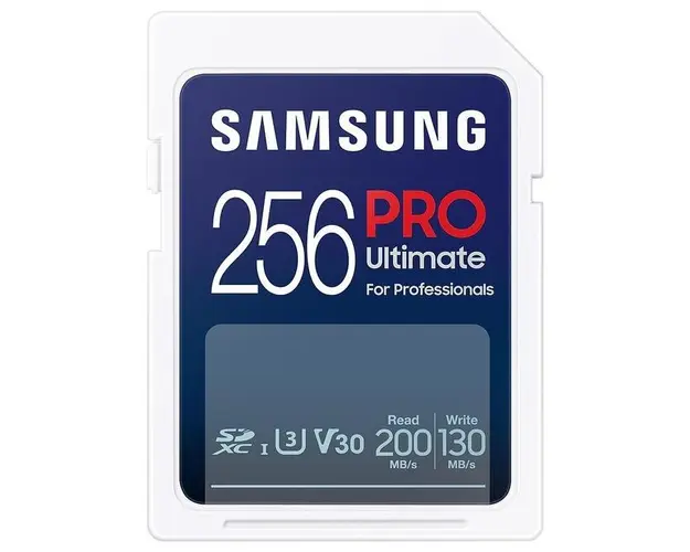Card de memorie Samsung PRO Ultimate, 256GB, SDXC, UHS-I U3