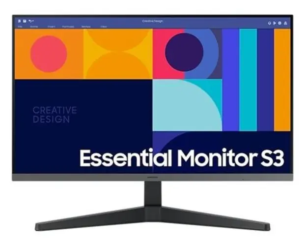 Monitor IPS LED Samsung Essential 27inch LS27C330GAUXEN, Full HD (1920 x 1080), HDMI, DisplayPort, 100 Hz, 4 ms (Negru)
