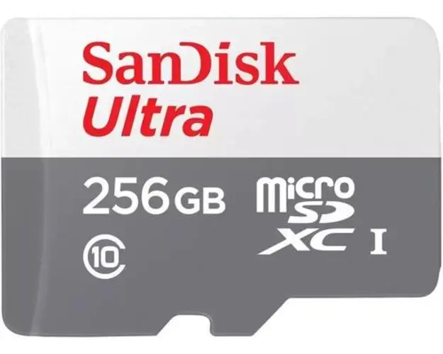 Card de memorie SanDisk Ultra Android, 256GB, microSDXC, UHS-I U1, Clasa 10