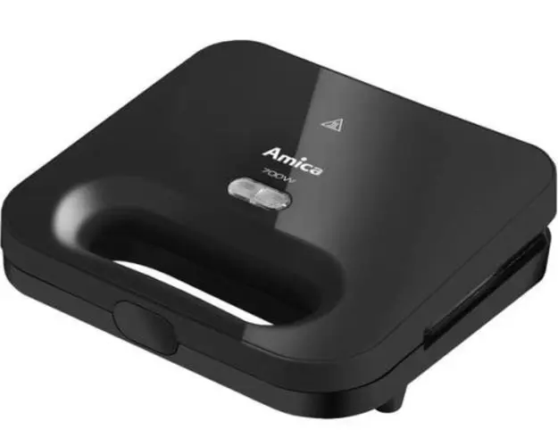 Sandwich-maker Amica SMK2014, 750 W, (Negru)