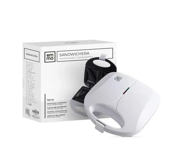Sandwich maker Emma 5-0009, 750 W (Alb)