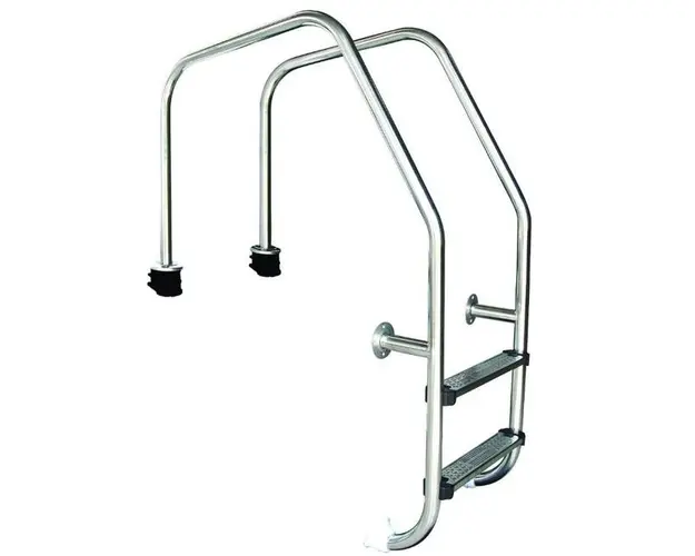 Scara piscina Emaux OF215-S,Gratar perimetral din inox, 2 trepte