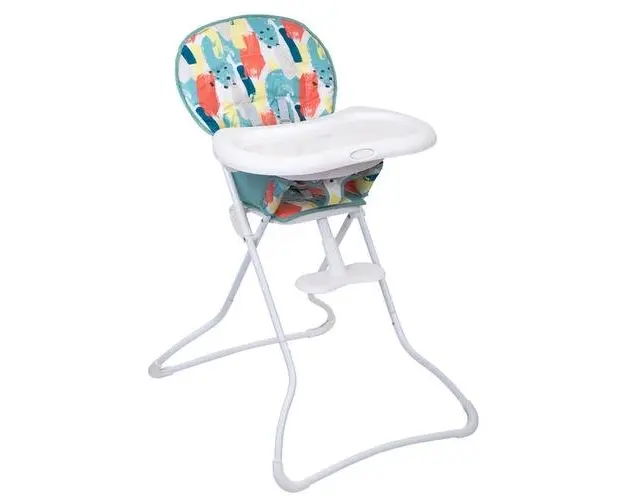 Scaun de masa Graco Snack N Stow Paintbox, 6 luni+, Maxim 15 kg (Multicolor)