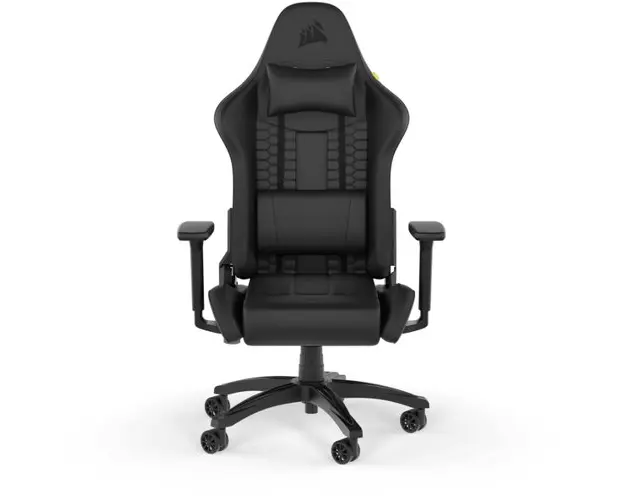 Scaun gaming Corsair TC100 Relaxed, reglabil (Negru)