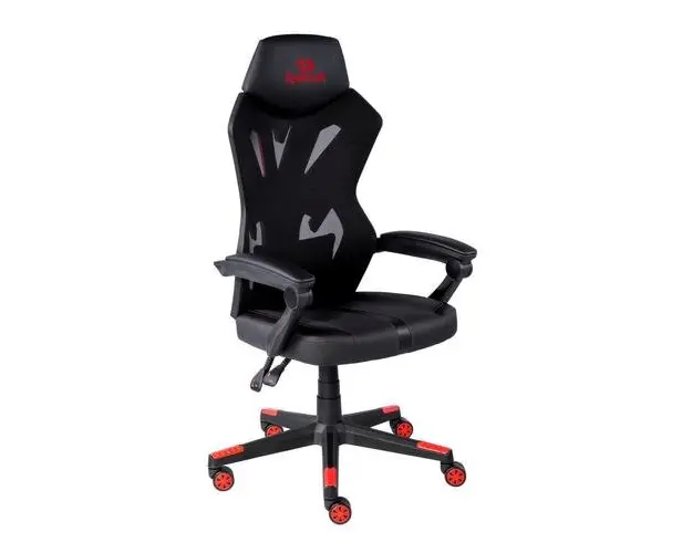 Scaun gaming Redragon Spider King, reglabil (Negru/Rosu)