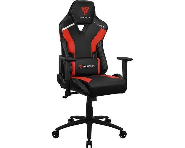 Scaun Gaming Thunder X3 TC3, reglabil (Rosu/Negru) 