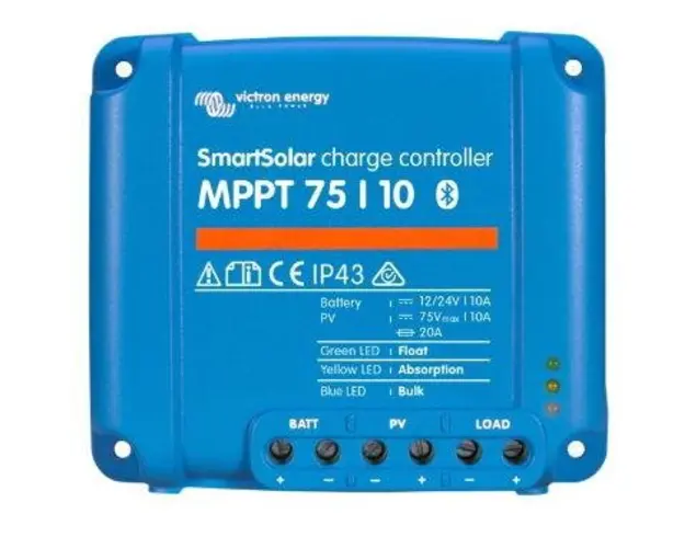 Incarcator solar Victron Energy SmartSolar MPPT 75/10, Bluetooth (Albastru)