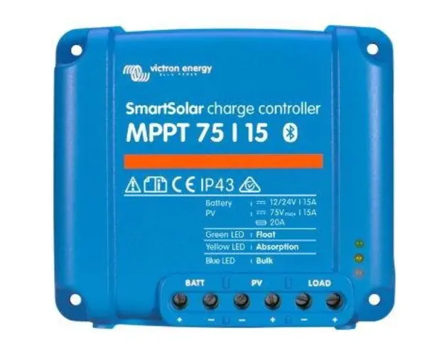 Incarcator solar Victron Energy SmartSolar MPPT 75/15, Bluetooth (Albastru)