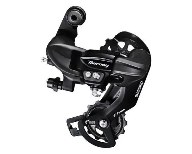 Schimbator Spate Shimano Tourney ARDTY300D, 6/7 Viteze, Negru