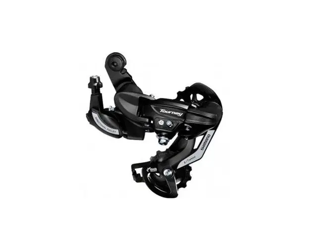Schimbator Spate Shimano Tourney TY500, 6/7 Viteze, Negru