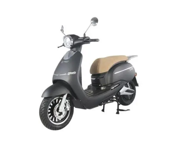 Scuter electric Tinbot F10, Motor 3000W, Viteza maxima 45Km/h, autonomie 60km, frane pe disc, baterie Samsung 60V/28Ah (Gri)