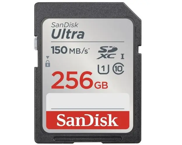 Card de memorie SanDisk Ultra SDSDUNC-256G-GN6IN, SDXC, 256GB, UHS-I U1, Clasa 10