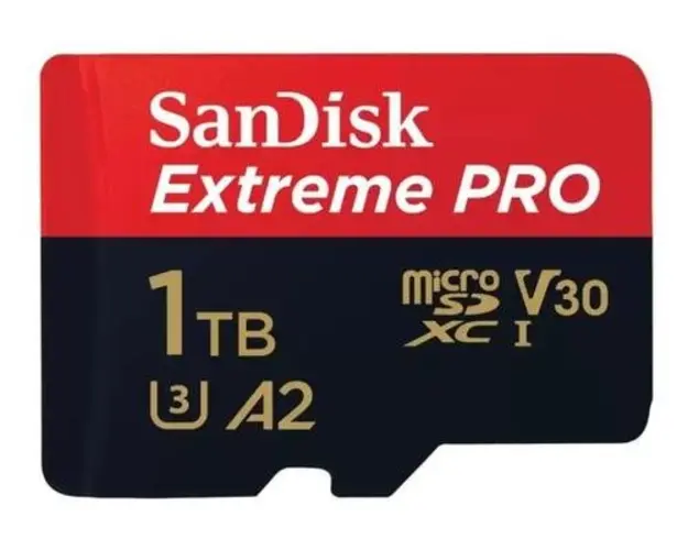 Card de memorie SanDisk Extreme Pro SDSQXCD-1T00-GN6MA, MicroSDXC, 1TB, UHS-I U3, Clasa 10, V30 + Adaptor SD