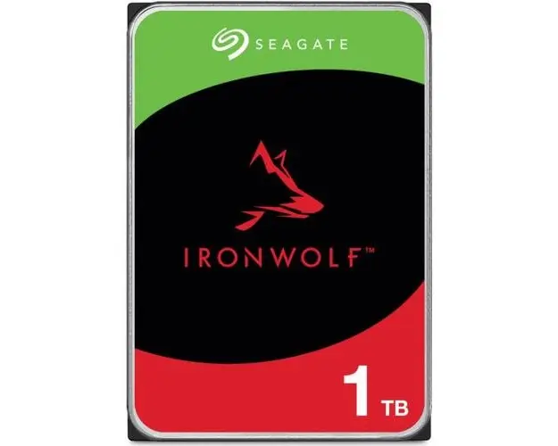 HDD Seagate IronWolf, NAS, 1TB, SATA-III 6Gb/s, Cache 256MB, 3.5inch