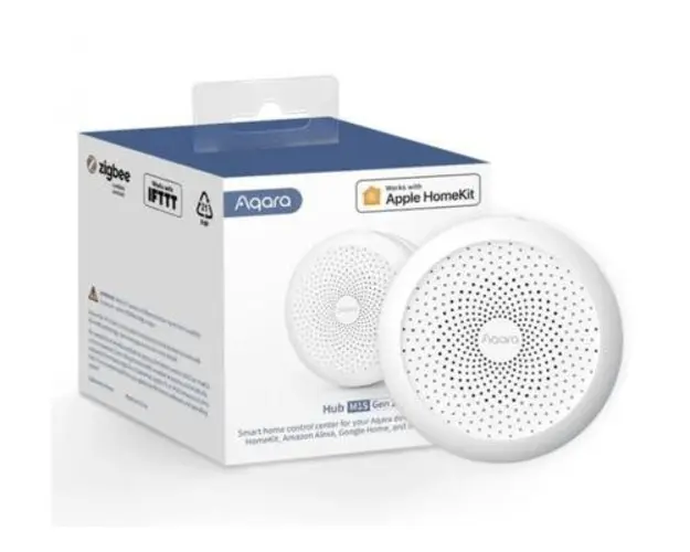 Senzor Aqara Hub M1S Gen 2 HM1S-G02, multifunctional de tip Smart Gateway, Wireless