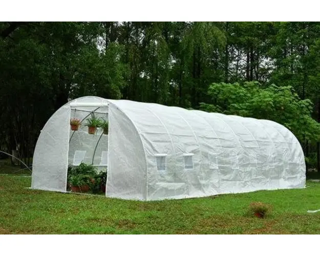 Sera polietilena Micul Fermier, 8x3x2m, 140g/mp, UV4 (Alb)