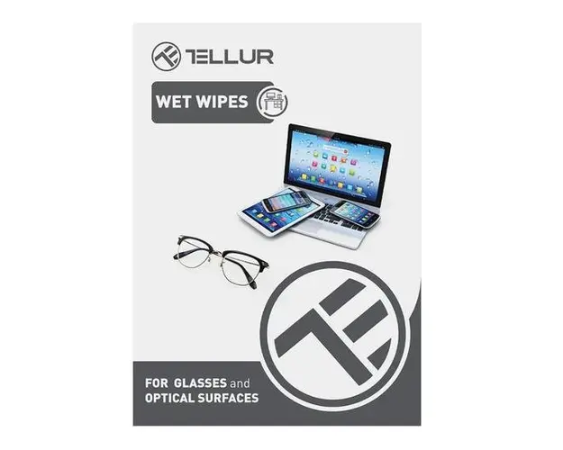 Servetele Tellur pentru suprafete optice, 10 buc set