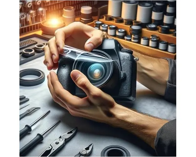 Serviciu montaj folie silicon pentru camere Canon/Nikon/Sony/Panasonic