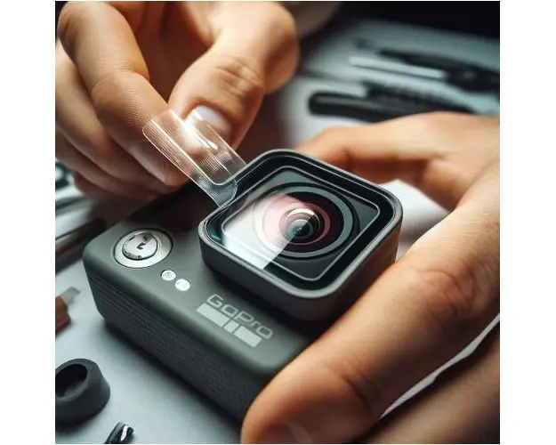 Serviciu montaj folie silicon camere actiune