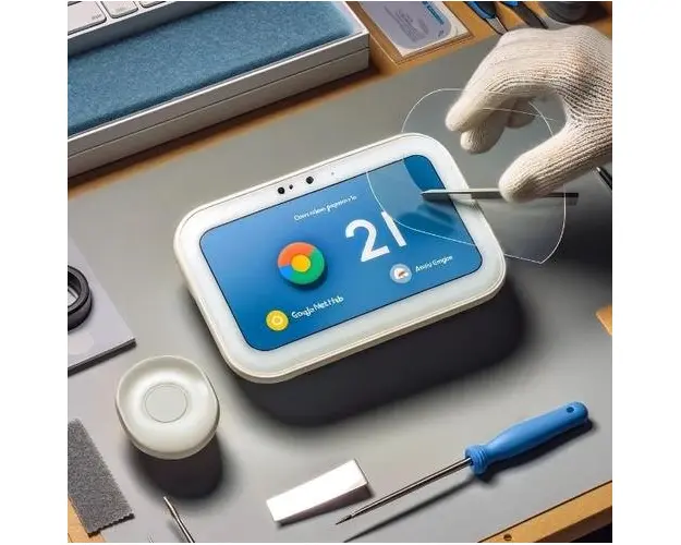 Serviciu montaj folie silicon Google Nest Hub
