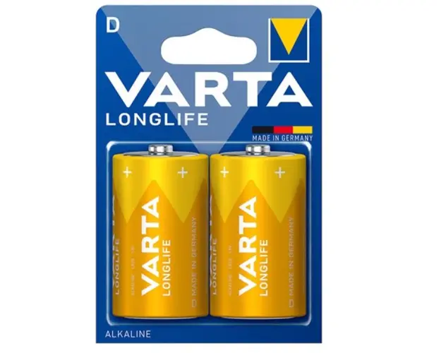 Set 2 Baterii VARTA LR20 BLISTER, ALCALINA 