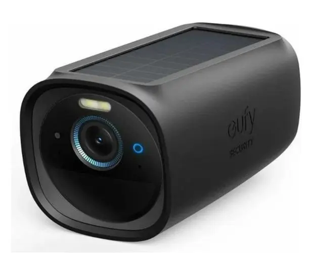 Set 2 huse silicon Eufy pentru eufycam 3, protectie UV si ploaie (Negru)