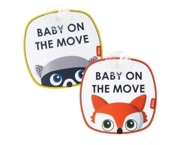 Set 2 indicatoare auto Diono Baby On the Move
