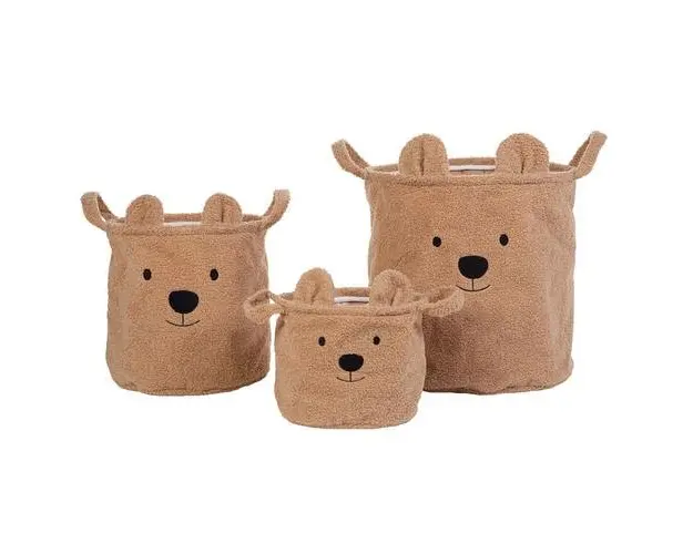 Set 3 cosuri depozitare Childhome Teddy