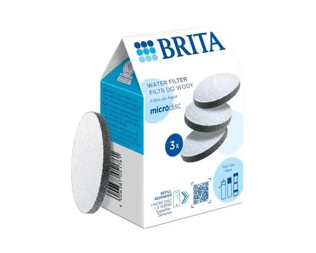 Set 3 filtre BRITA MicroDisc, compatibile cu Fill&Serve si Fill&Go