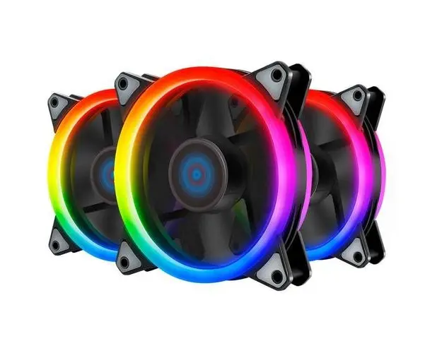 Set 3 ventilatoare Inaza Specter Pro ARGB, 120mm