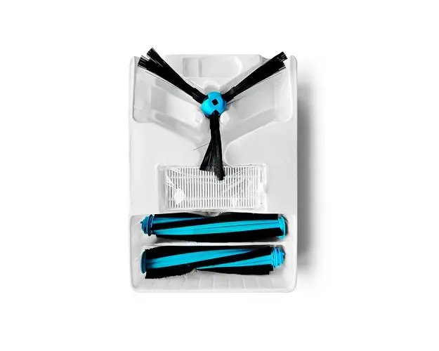 Set 6 accesorii compatibile cu Robot Tesla VCR600W, 2 perii laterale, 2 perii principale, 2 filtre HEPA