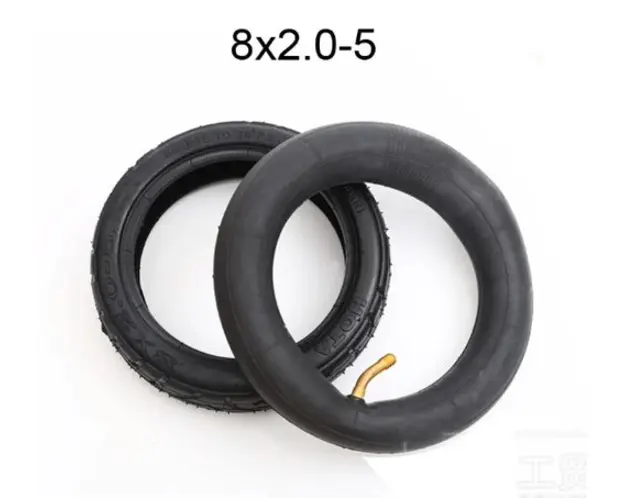 Set anvelopa si camera cauciuc Inokim 8x2.0-5 pentru trotineta electrica