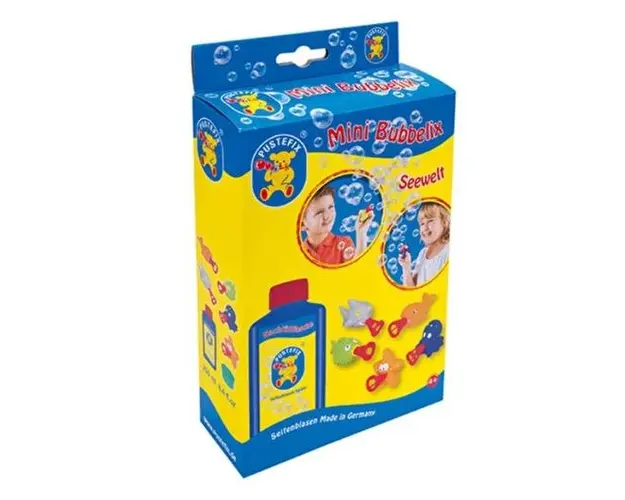 Set baloane de sapun cu 5 forme animalute marine, 250 ml
