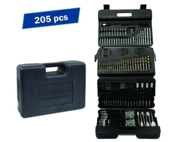 Set burghie Hyundai HY-65205, 205 piese