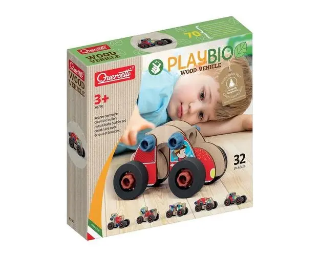 Set constructie vehicule Quercetti Bio
