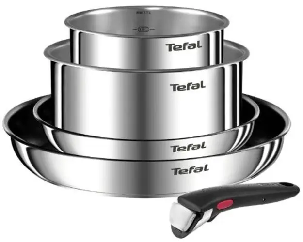 Set de 5 piese Tefal Ingenio Emotion L897S574 (Argintiu)